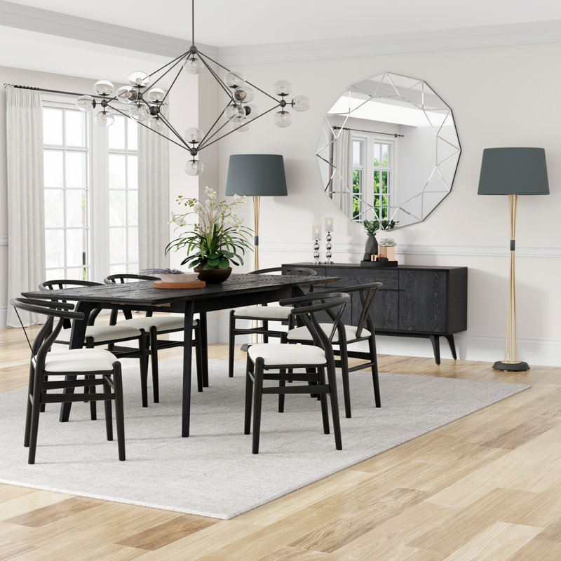 AllModern Yolanda 83" Extendable Dining Table & Reviews Wayfair